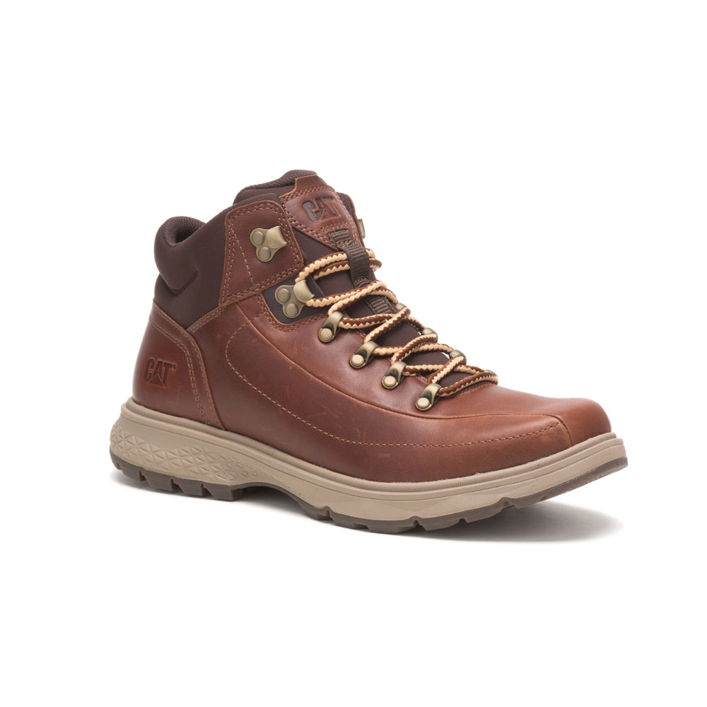 Caterpillar Men's Forerunner Work Boots Brown CAT-15380